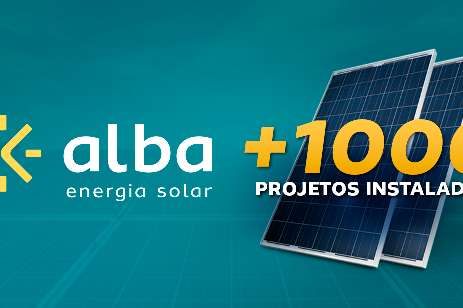 Alba Energia Solar e seus mais de 1000 projetos instalados.