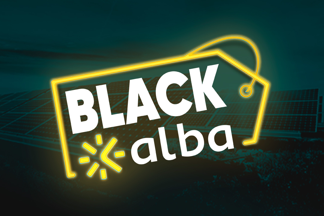 Black Alba com oferta de energia solar.