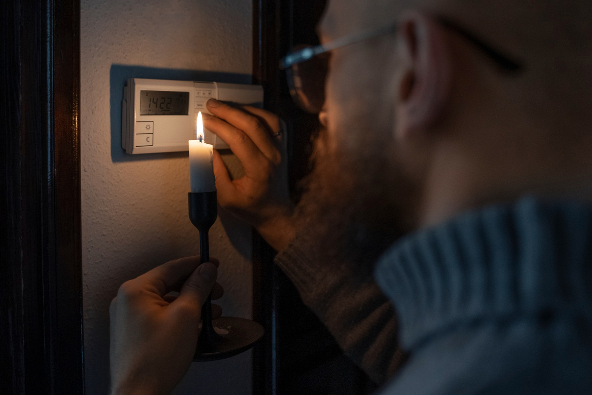 Falta de energia elétrica.